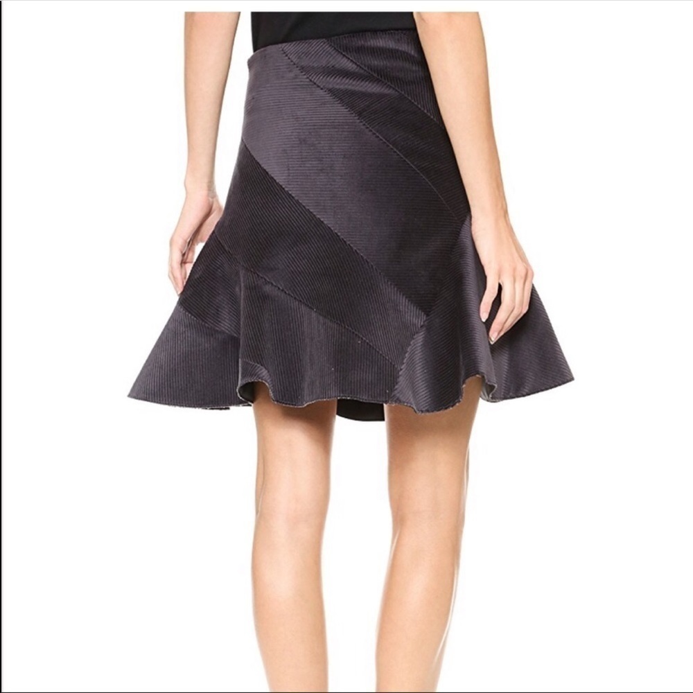 J.W. Anderson Gray Spiral Skirt 2 - Picture 2 of 6